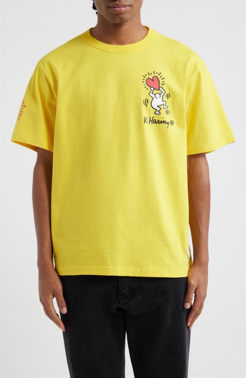 x Keith Haring Heart Man Graphic T-Shirt