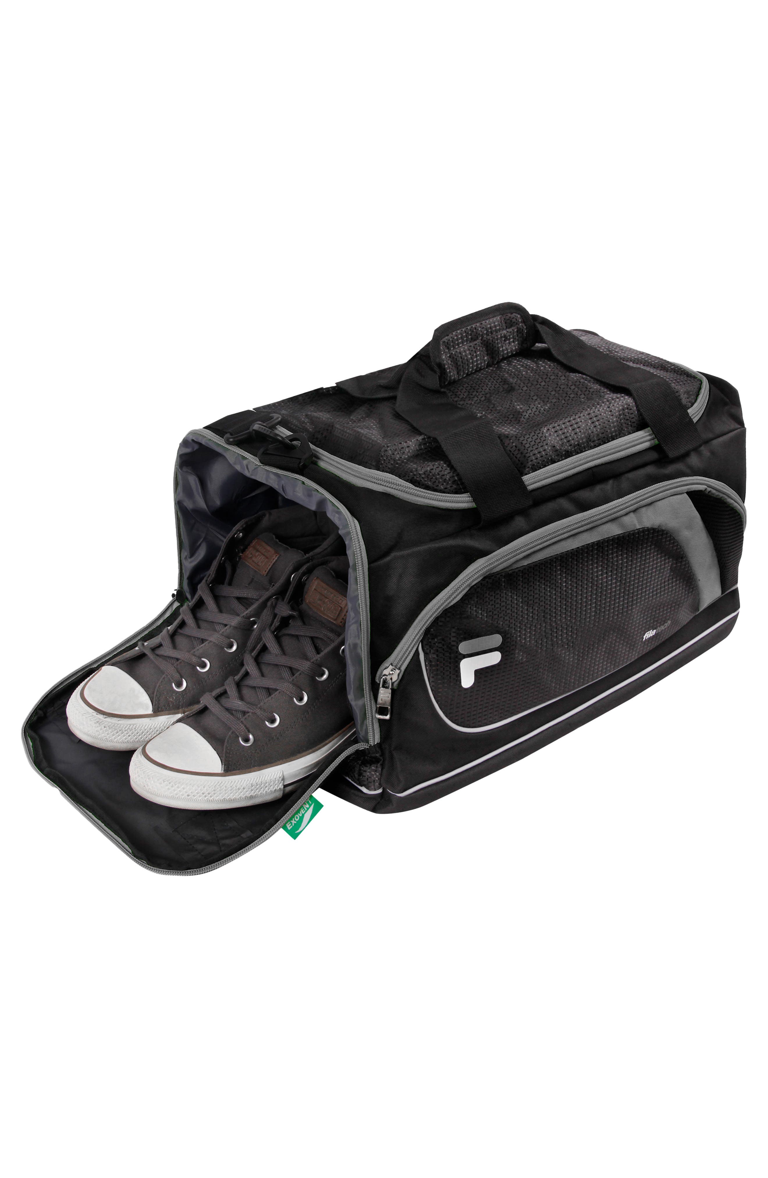 FILA Advantage 19-Inch Duffle Bag, Alternate, color, Black/ Grey