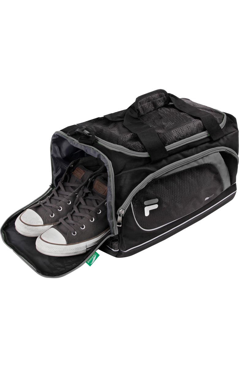 FILA Advantage 19-Inch Duffle Bag, Alternate, color, Black/ Grey