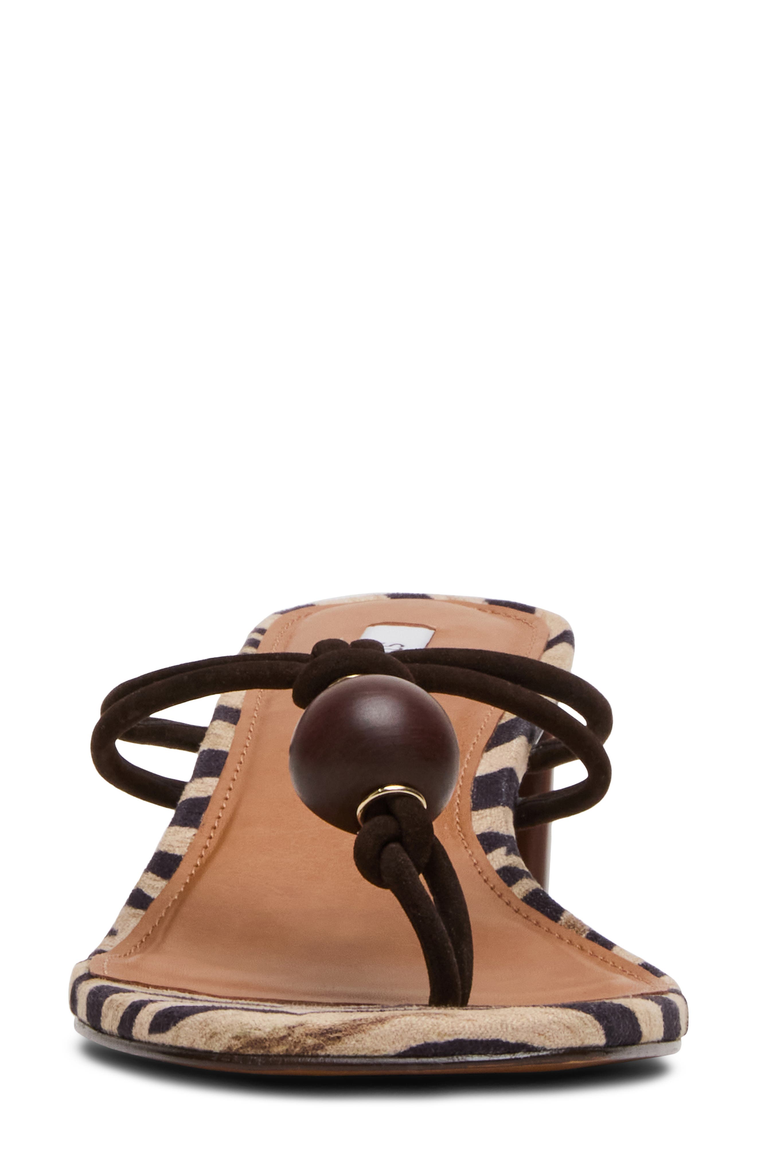 Remedy Block Heel Sandal, Alternate, color, BROWN MULTI