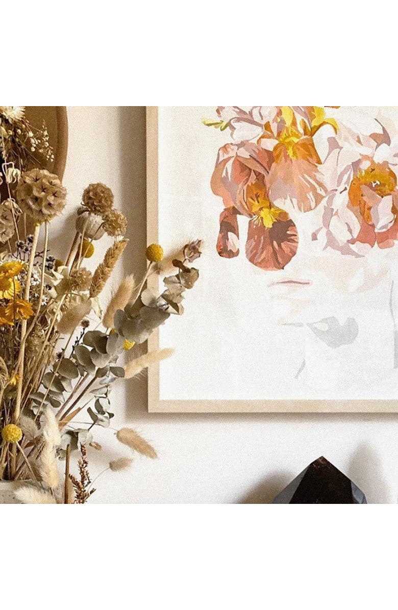 Journey of Something Paint By Numbers, Pink Haze, DIY Adult Painting Craft Kit, Alternate, color, Multicolored