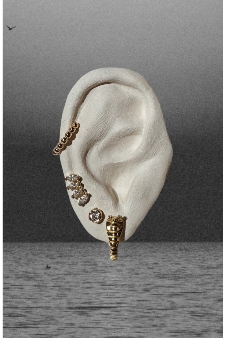 City Scape Stud Earrings, Alternate, color, GOLD