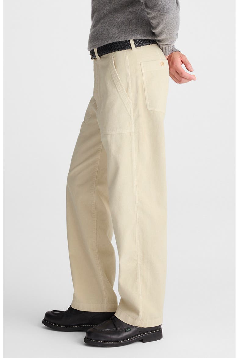 Corduroy Fatigue Pants, Alternate, color, OYSTER GREY