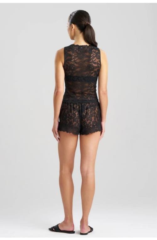 Natori Peony Shell Tank In Black