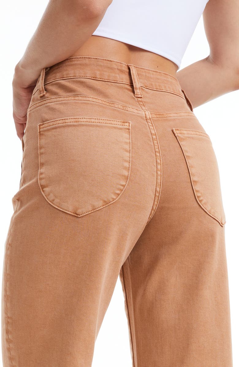 Bayeas Luna High Waist Wide Leg Jeans, Alternate, color, Macchiato