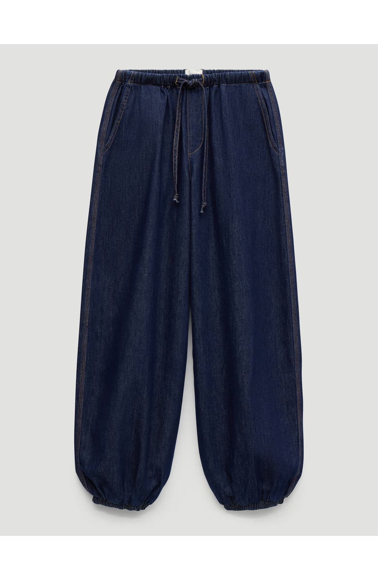 Hush Billie Bubble Hem Jeans, Alternate, color, Dark Blue Indigo