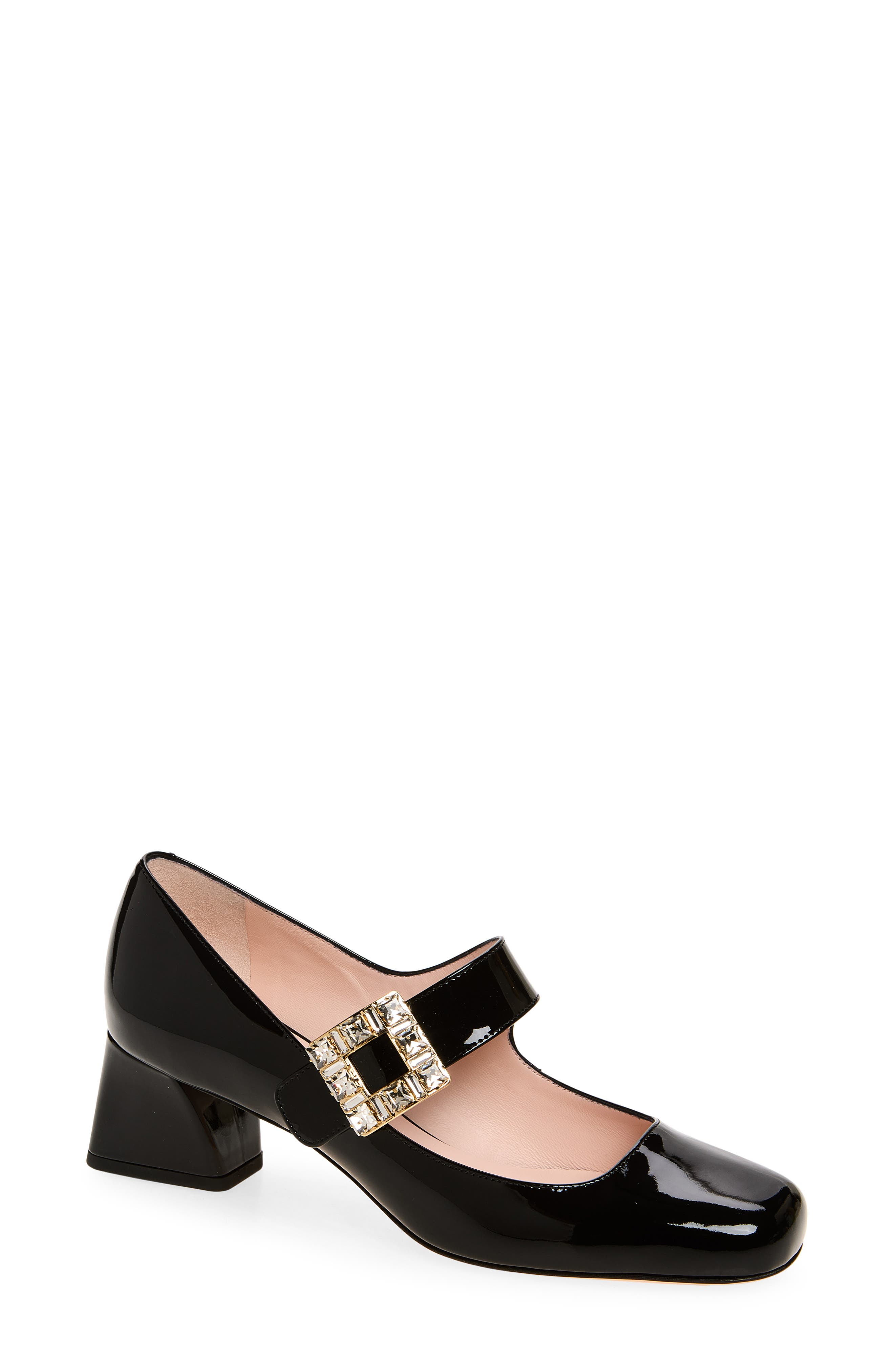 Roger Vivier Très Vivier Strass Pump In Black
