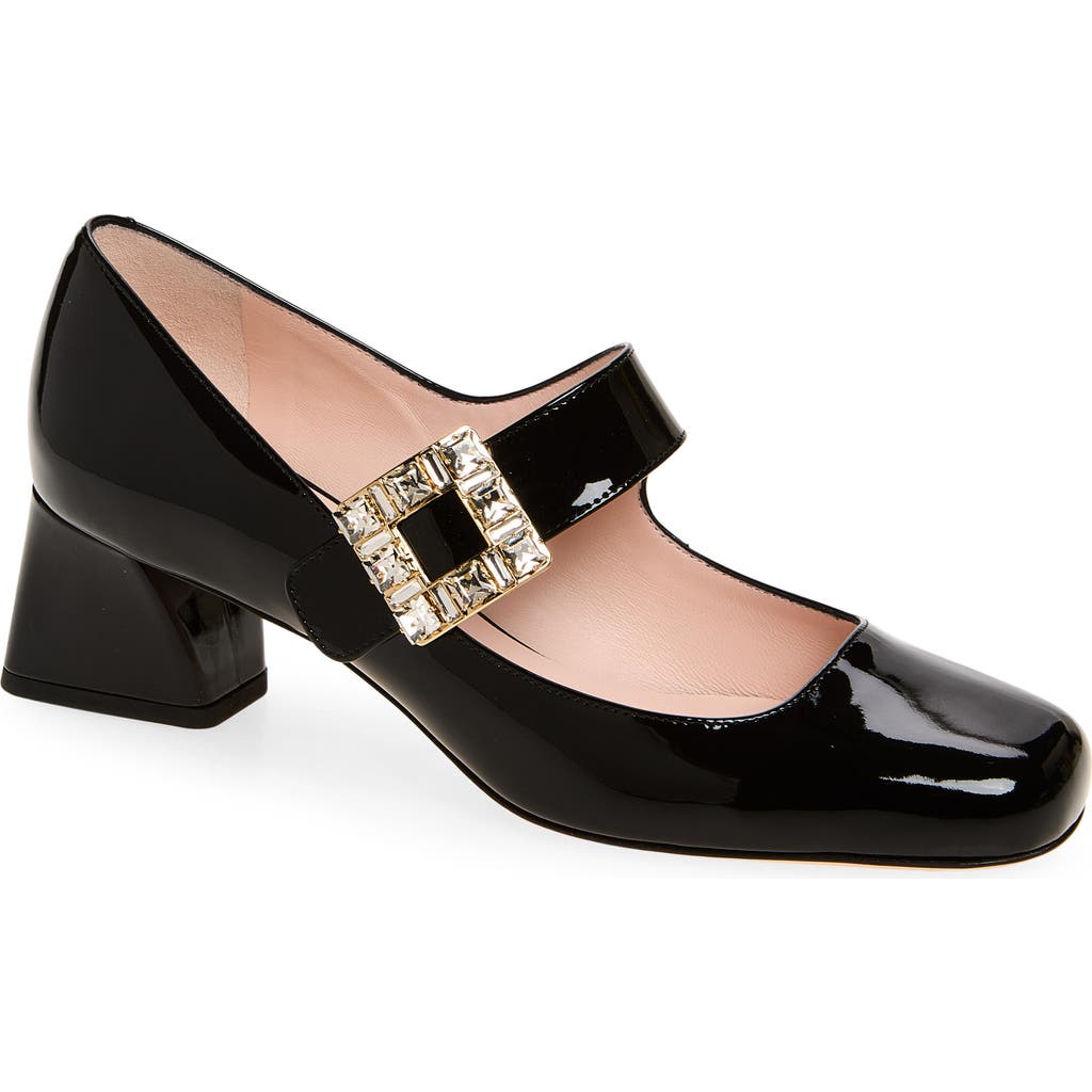 Roger Vivier Très Vivier Strass Pump In Black