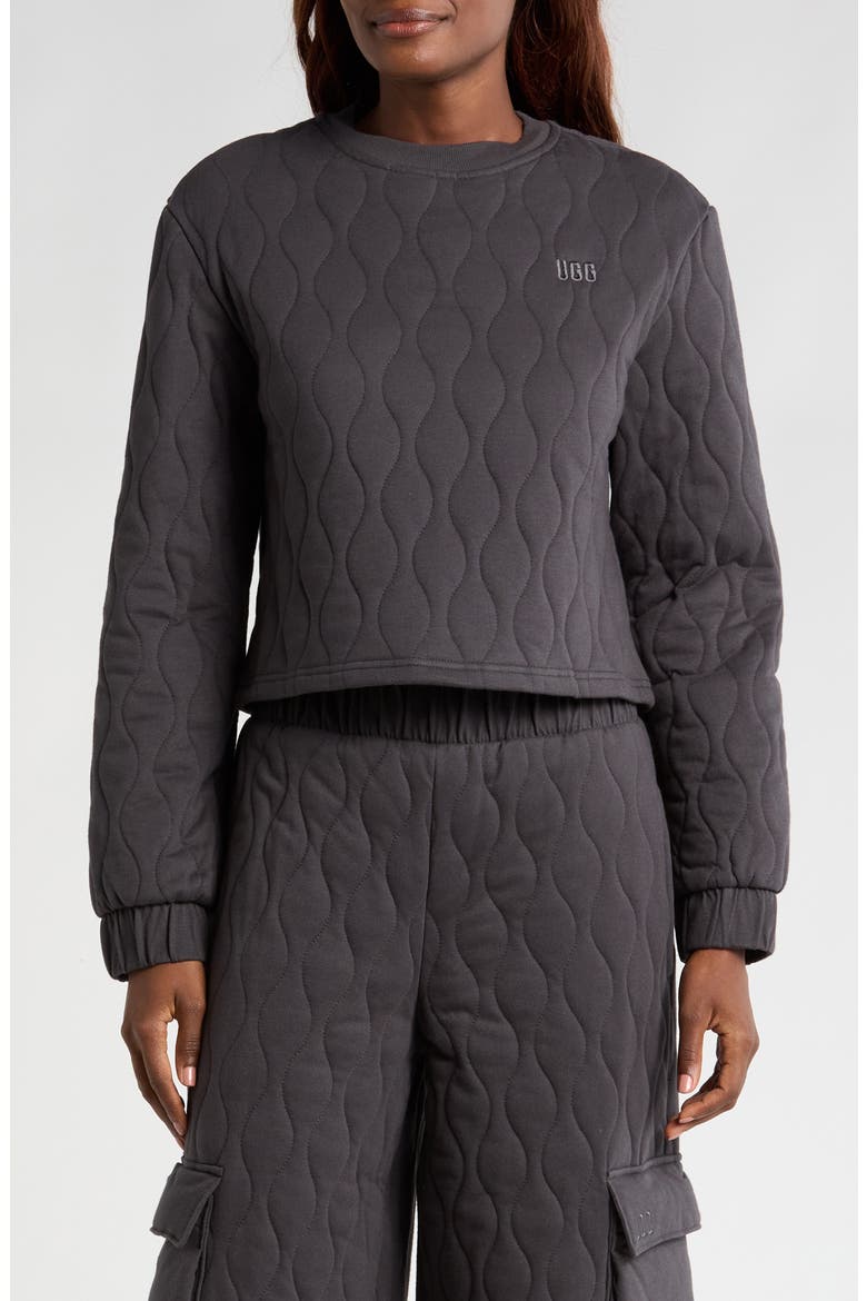 Katie Quilted Lounge Top, Main, color, INK