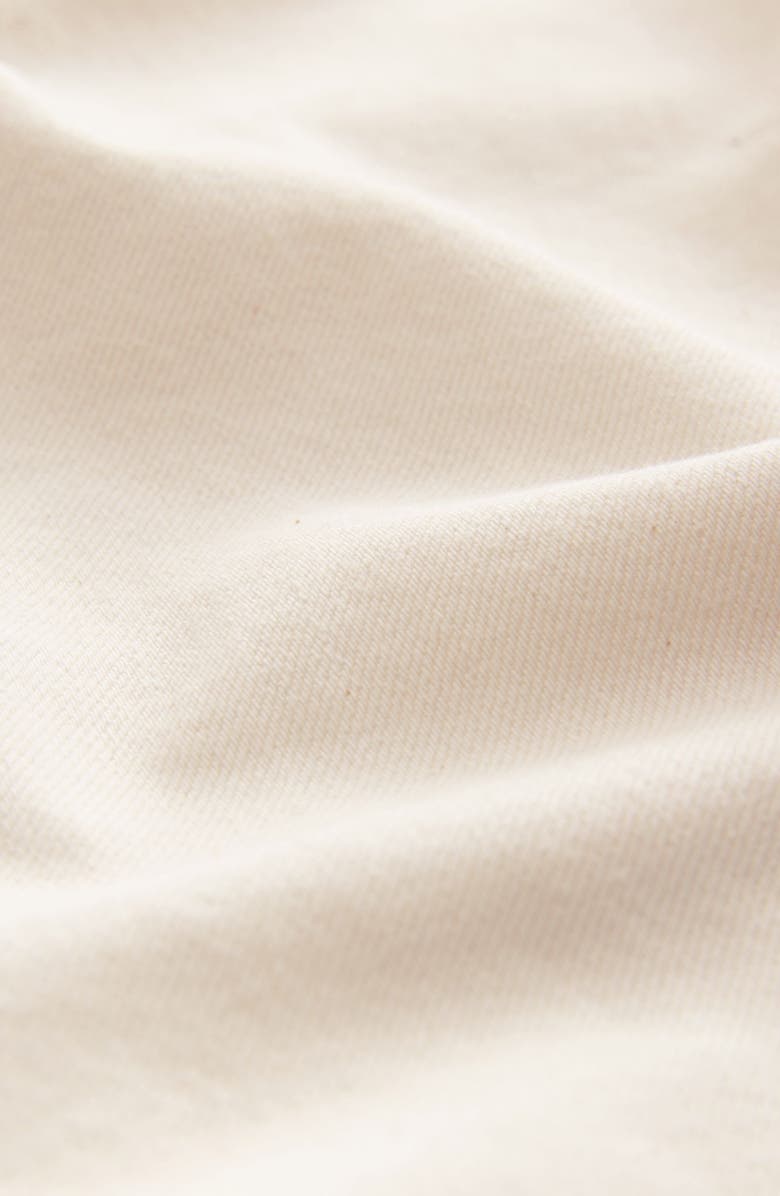 NEXT Button Front Denim Dress, Alternate, color, Ecru