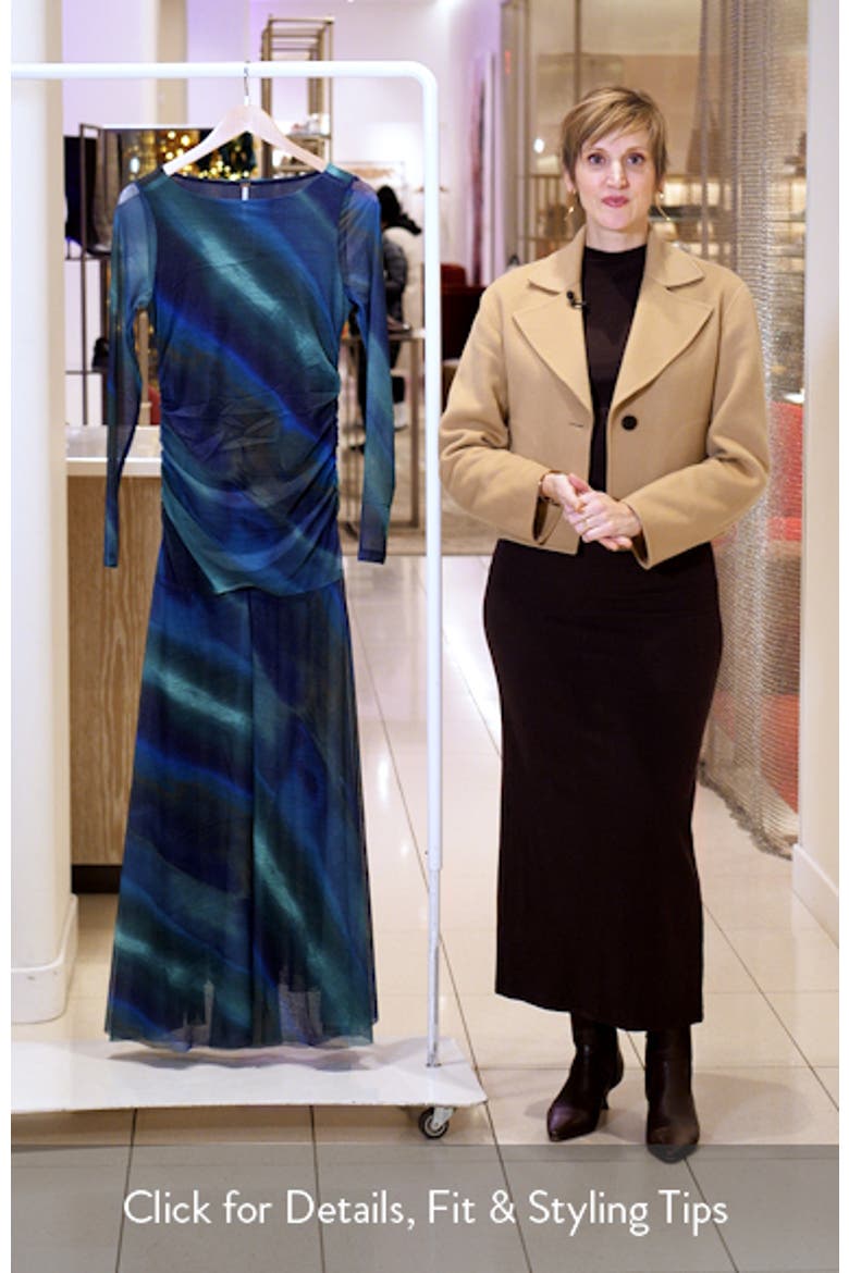 Sunnei Long Sleeve Mesh Dress video