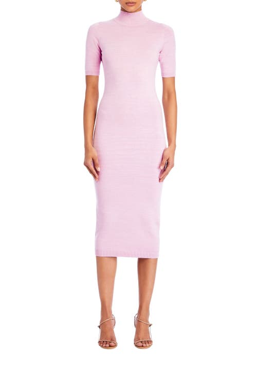 SER.O.YA Jana Knit Midi Dress in Ballet Pink 