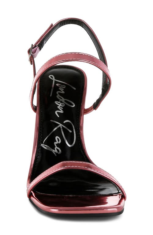 London Rag Ladra Wedge Sandal In Pink