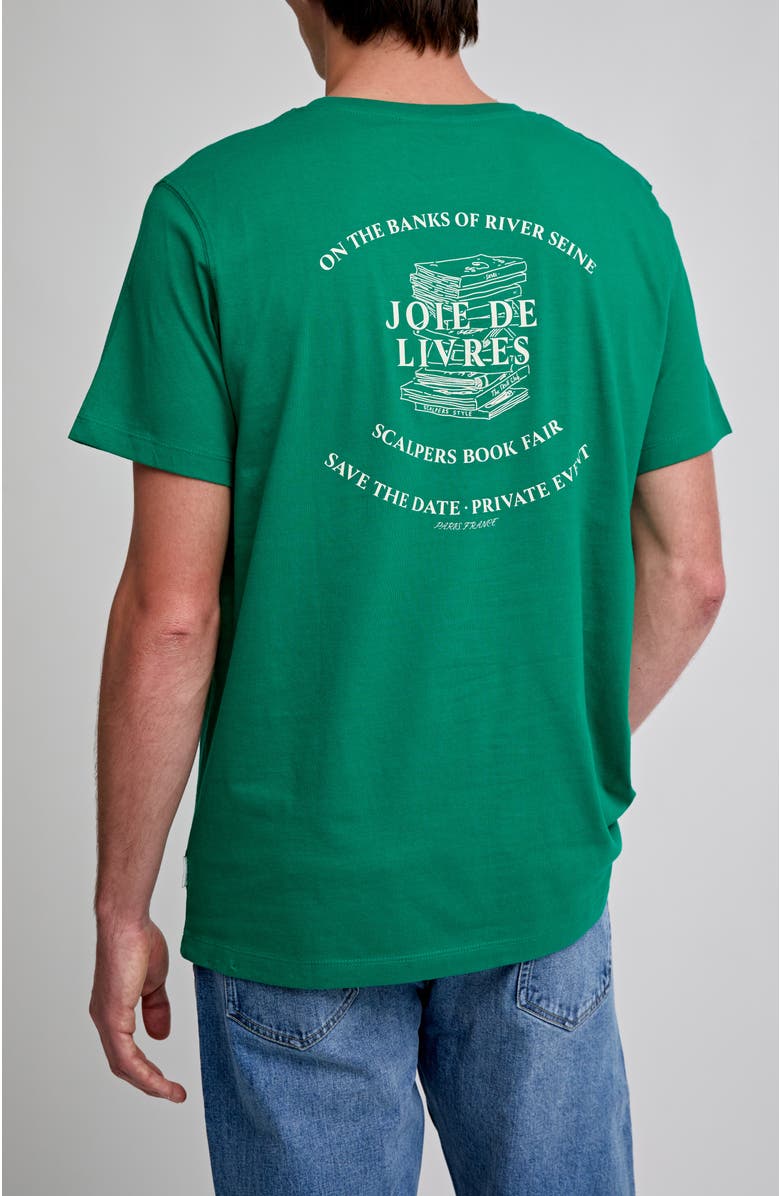 Scalpers Book Fair Tee, Alternate, color, Green