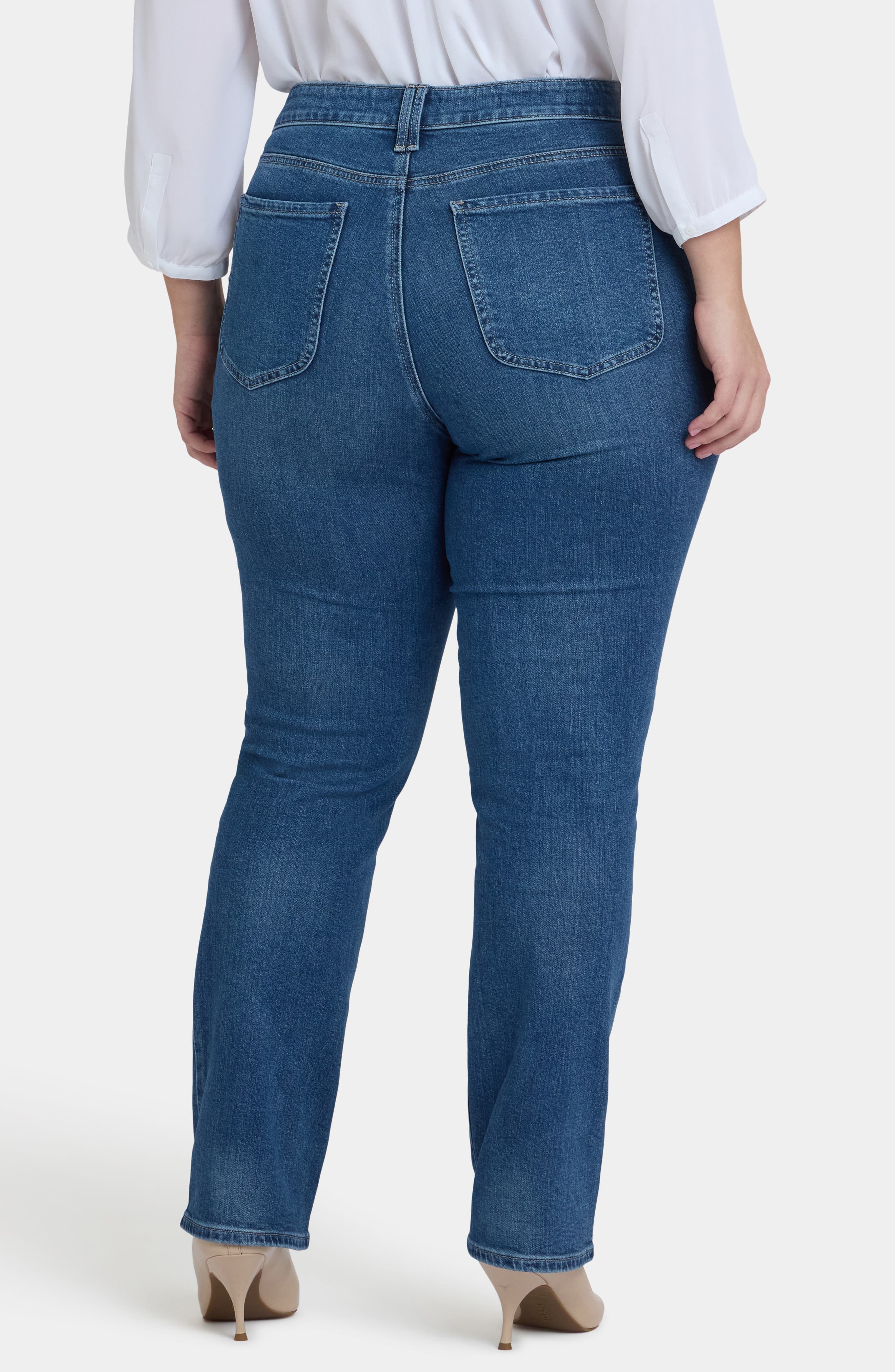 Marilyn Patch Pocket Straight Leg Jeans - image 4