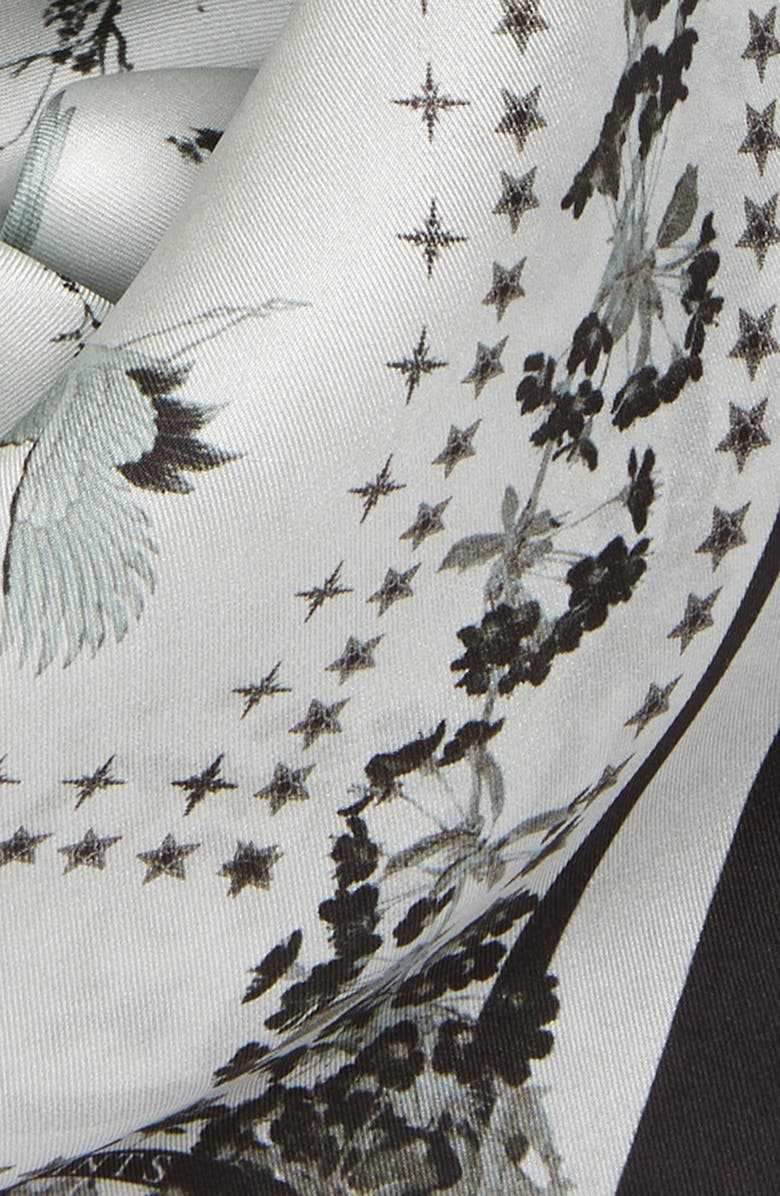 AllSaints Aurora Freya Silk Bandana, Alternate, color,