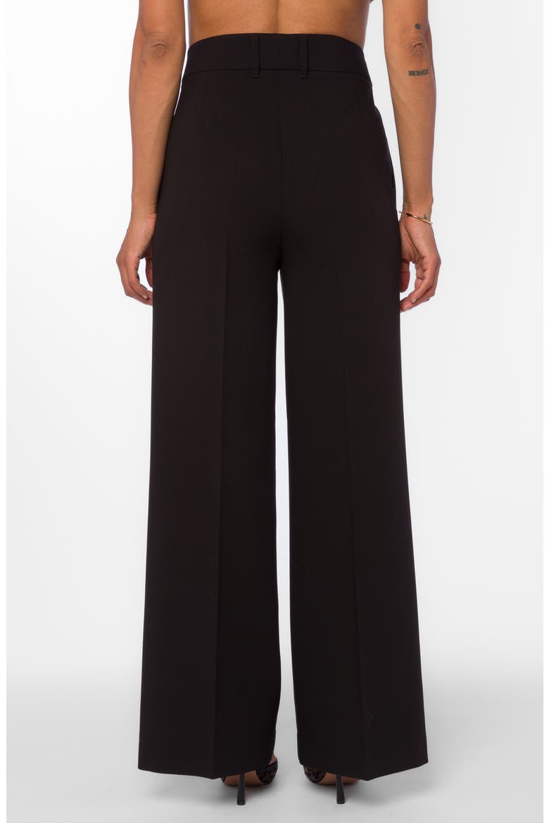 Thatcher Pintuck Wide Leg Pants, Alternate, color, BLACK