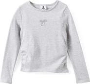 Cotton On Kids Kid's Fitted Long Sleeve Essential Gathered Top