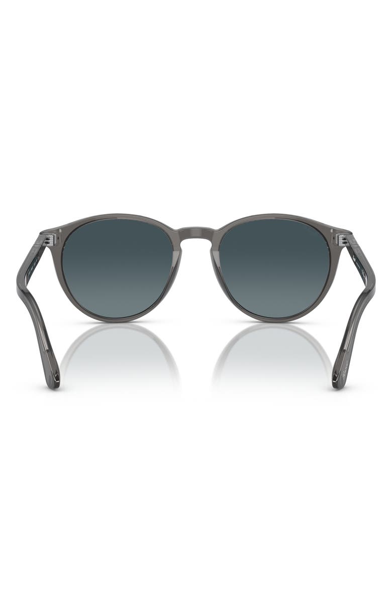 Persol 52mm Gradient Polarized Phantos Sunglasses, Alternate, color, Transparent Grey