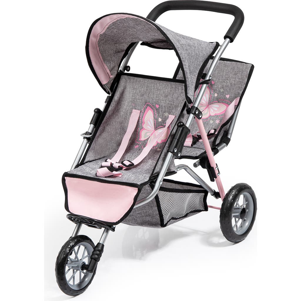 Bayer Deluxe Twin Dolls Jogger Stroller in Multicolored  product
