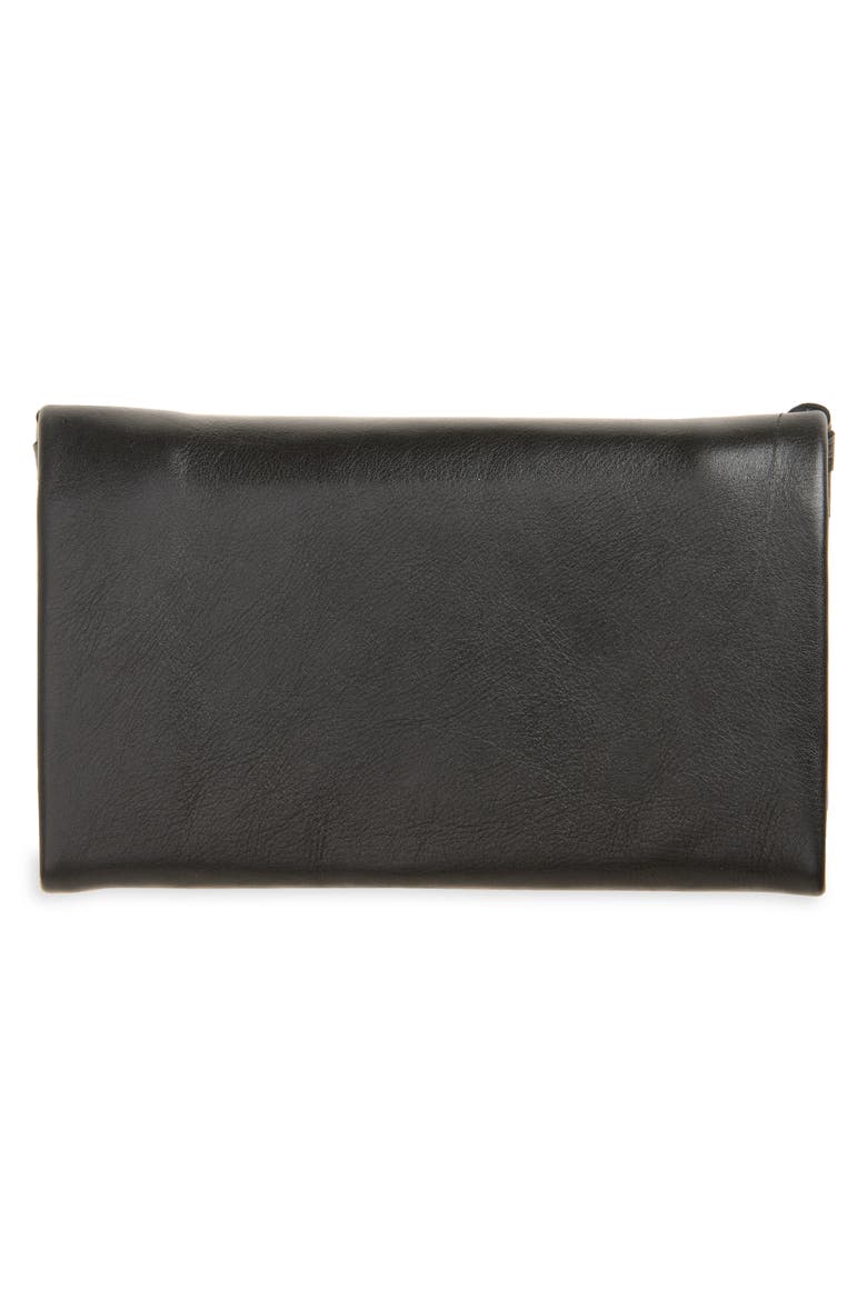 Esme Whipstitch Leather Bifold Wallet, Alternate, color, BLACK
