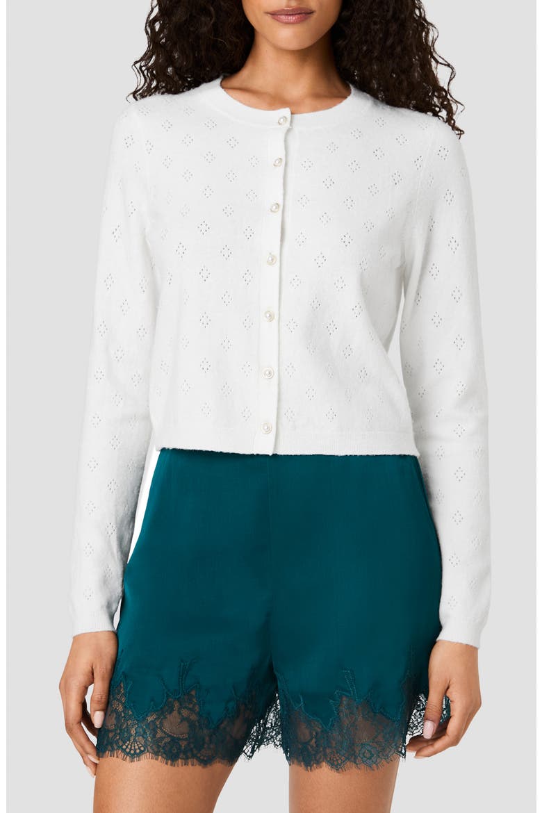 Dakota Print Cardigan, Main, color, WINTER WHITE