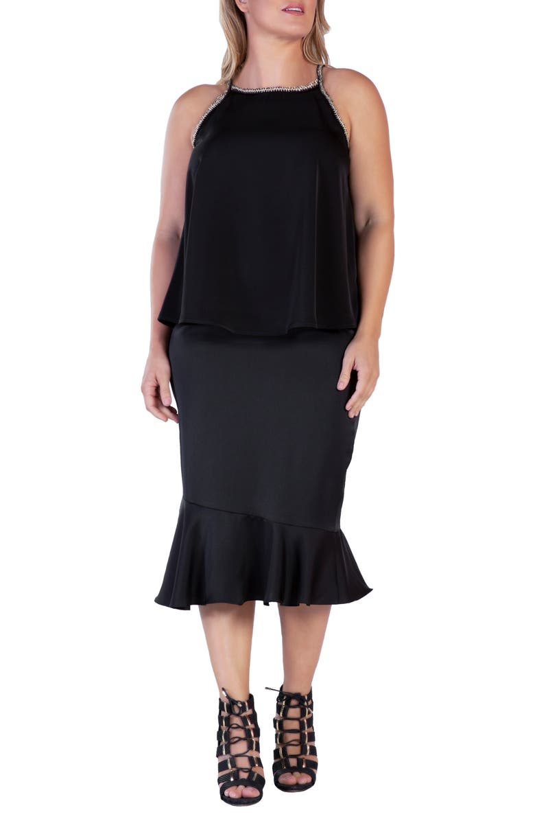 Standards & Practices Metallic Trim Tank, Alternate, color, Black