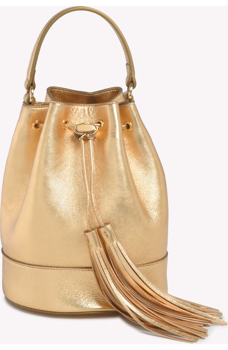 Gianvito Rossi Sienna Crossbody bag, Main, color, Gold Leather
