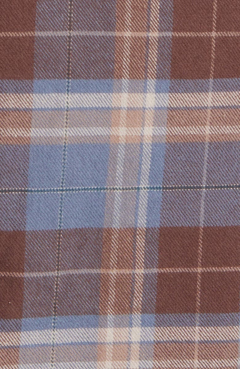 NN07 Deon 5465 Plaid Organic Cotton Flannel Button-Up Shirt, Alternate, color, 