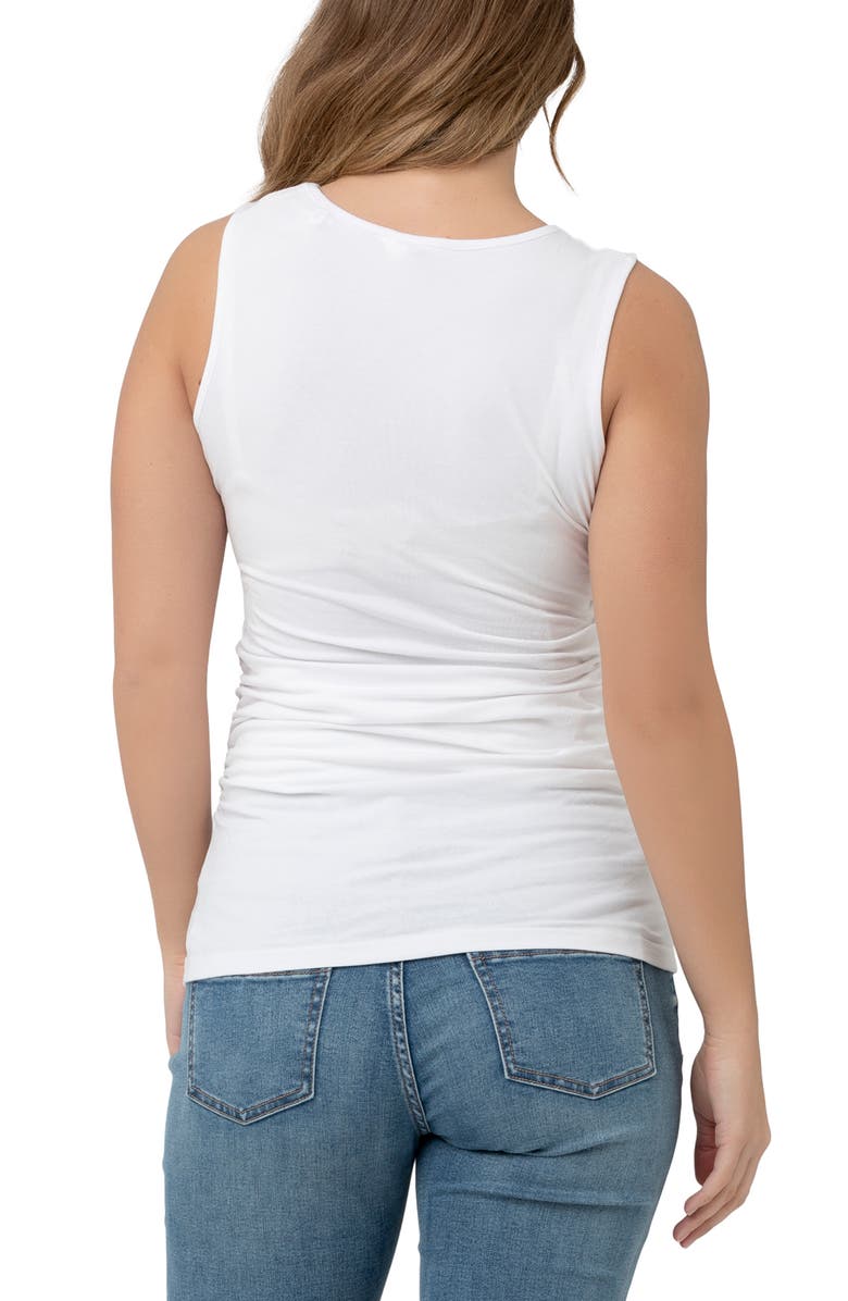 Ripe Maternity Organic Nursing Tank, Alternate, color, White