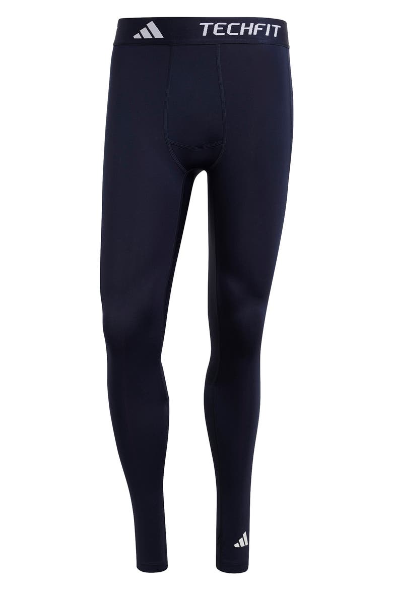 Techfit Long Train Leggings, Alternate, color, INK