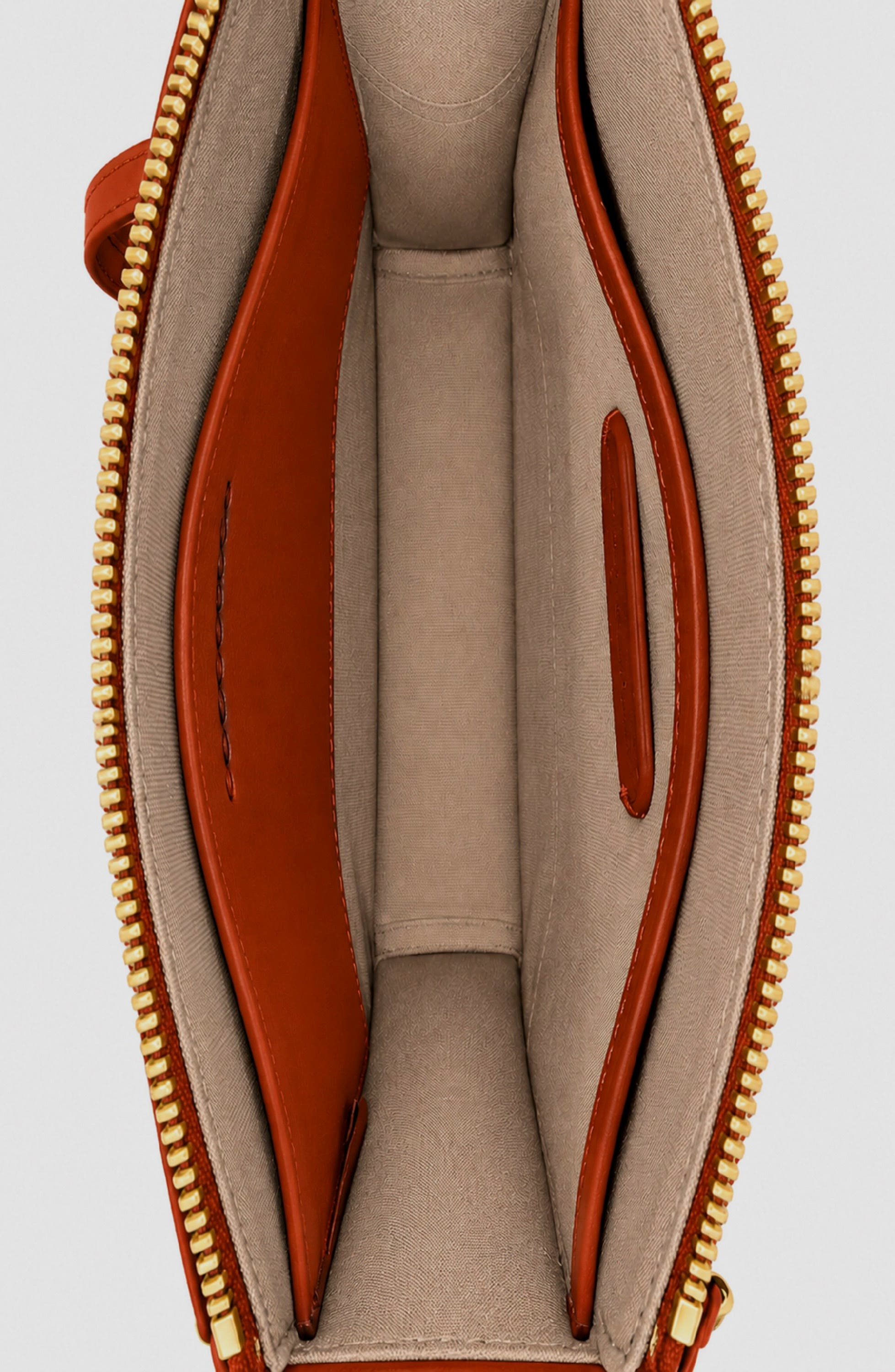 Polly Leather Crossbody Bag, Alternate, color, RUST