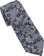 Ben Sherman Floral Jacquard Slim Tie