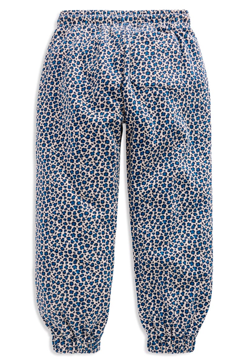 Kids' Leopard Printed Joggers, Alternate, color, CALICO WHITE/ BLUE LEOPARD