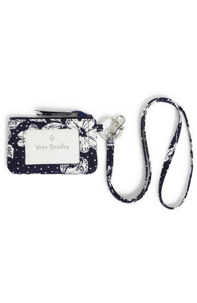 VERA BRADLEY Penn State Nittany Lions Rain Garden Zip ID Lanyard, Alternate, color, 