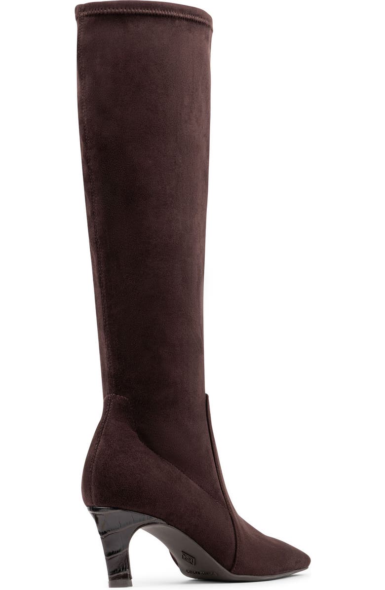 Donald Pliner Kitten Heel Knee High Boot, Alternate, color, Dark Brown