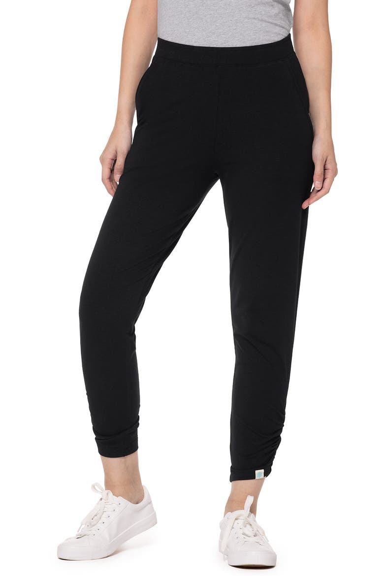 Women's Cafe Ruche Pants, UPF 50+ Sun Protection, Alternate, color, Black