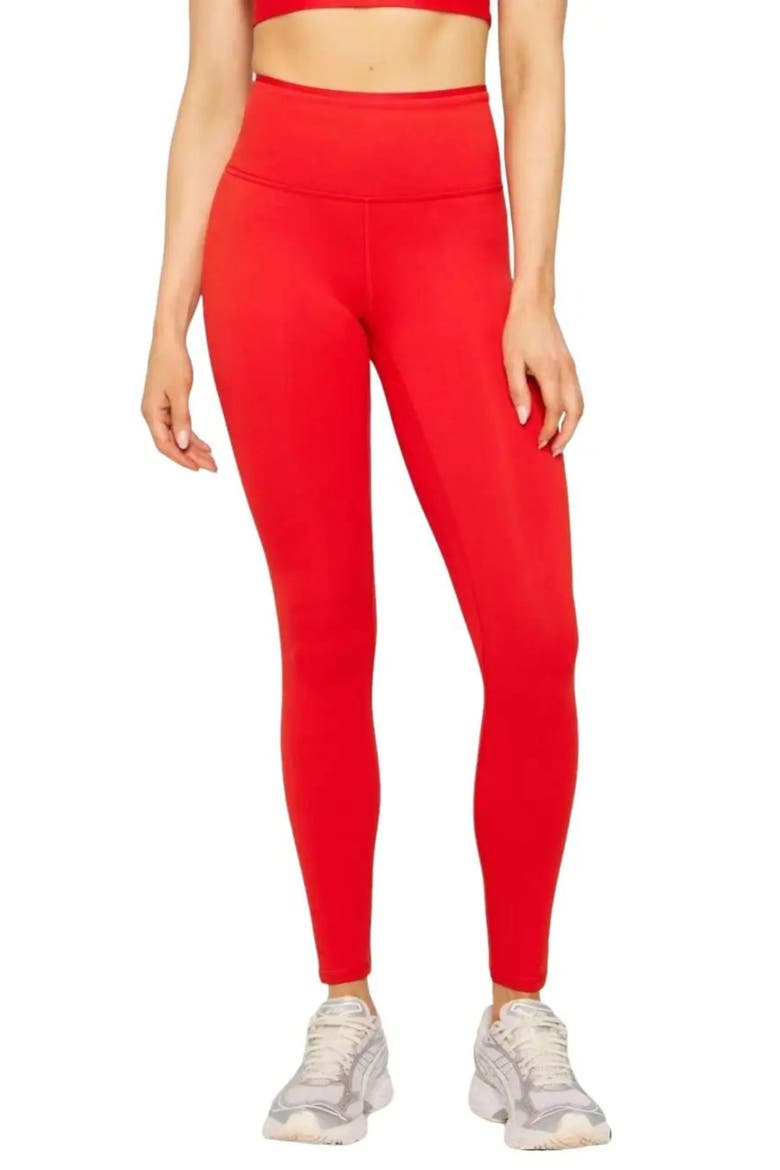 Boost PowerHold High-Waisted Legging, Main, color, Heated Red