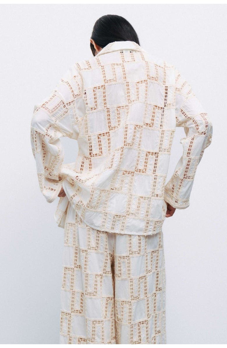 Nocturne Belted Embroidered Jacket, Alternate, color, 