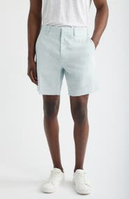 Theory Standard Good Linen Blend Shorts