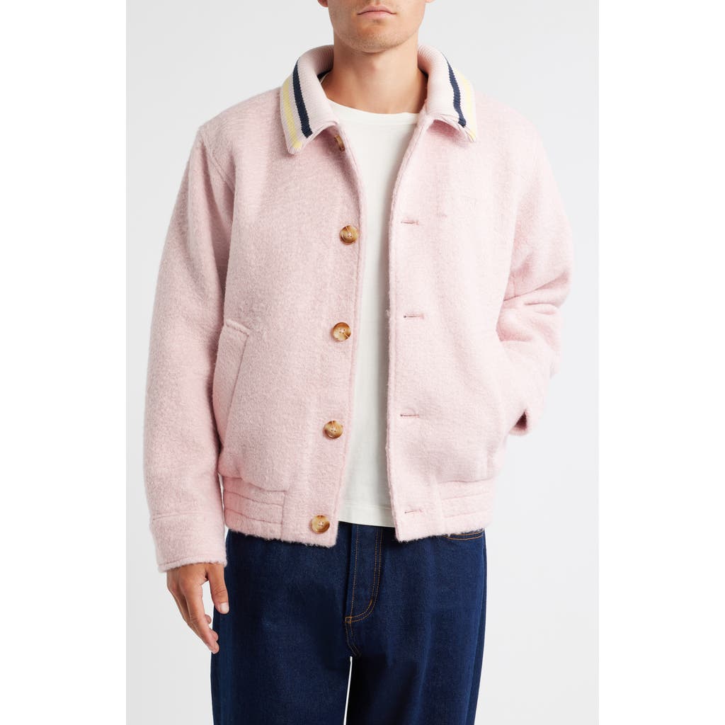 Obey Arden Fuzzy Blouson Jacket in Pale Lilac  product