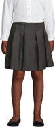 Lands' End School Uniform Girls Solid Box Pleat Skirt Below the Knee