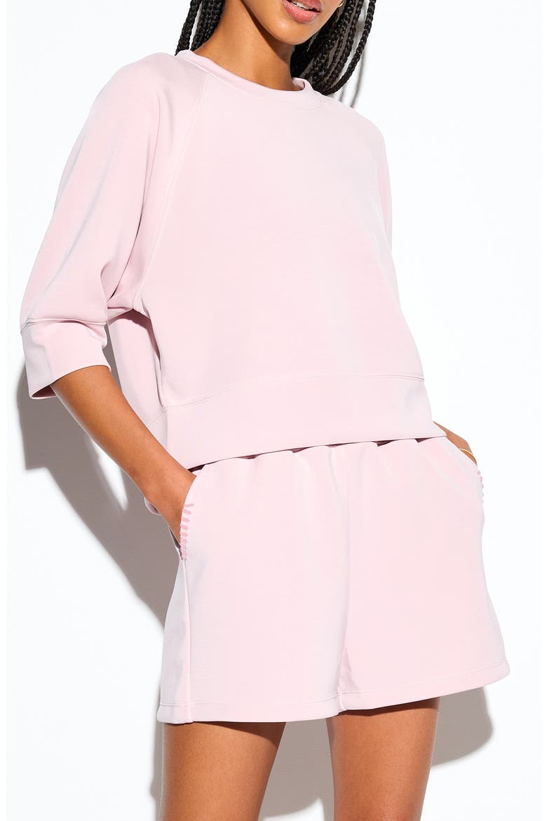 Sophie Three-Quarter Sleeve Top, Main, color, PINK DUNES