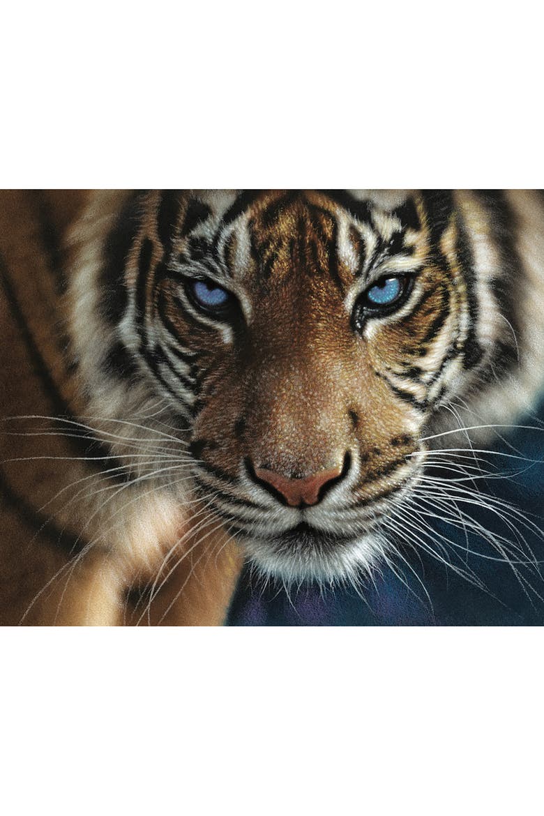 Blue Eyes Tiger 24 x 30 Inch 1000 Piece Puzzle, Alternate, color, Multicolored