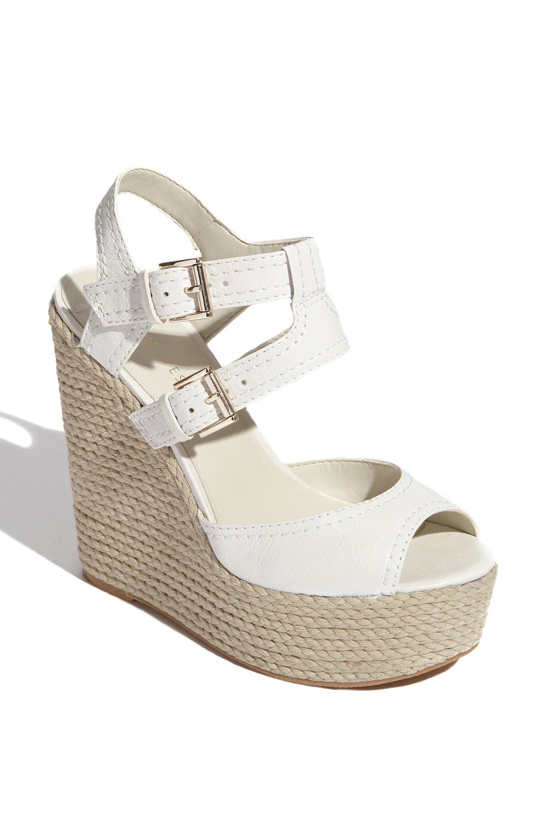 Nine West 'Blanca' Wedge Sandal, Main, color, 