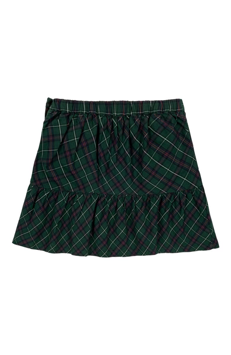 Hope & Henry Baby Girls' Organic Flounce Party Skirt, Infant, Alternate, color, Merry Pine Plaid