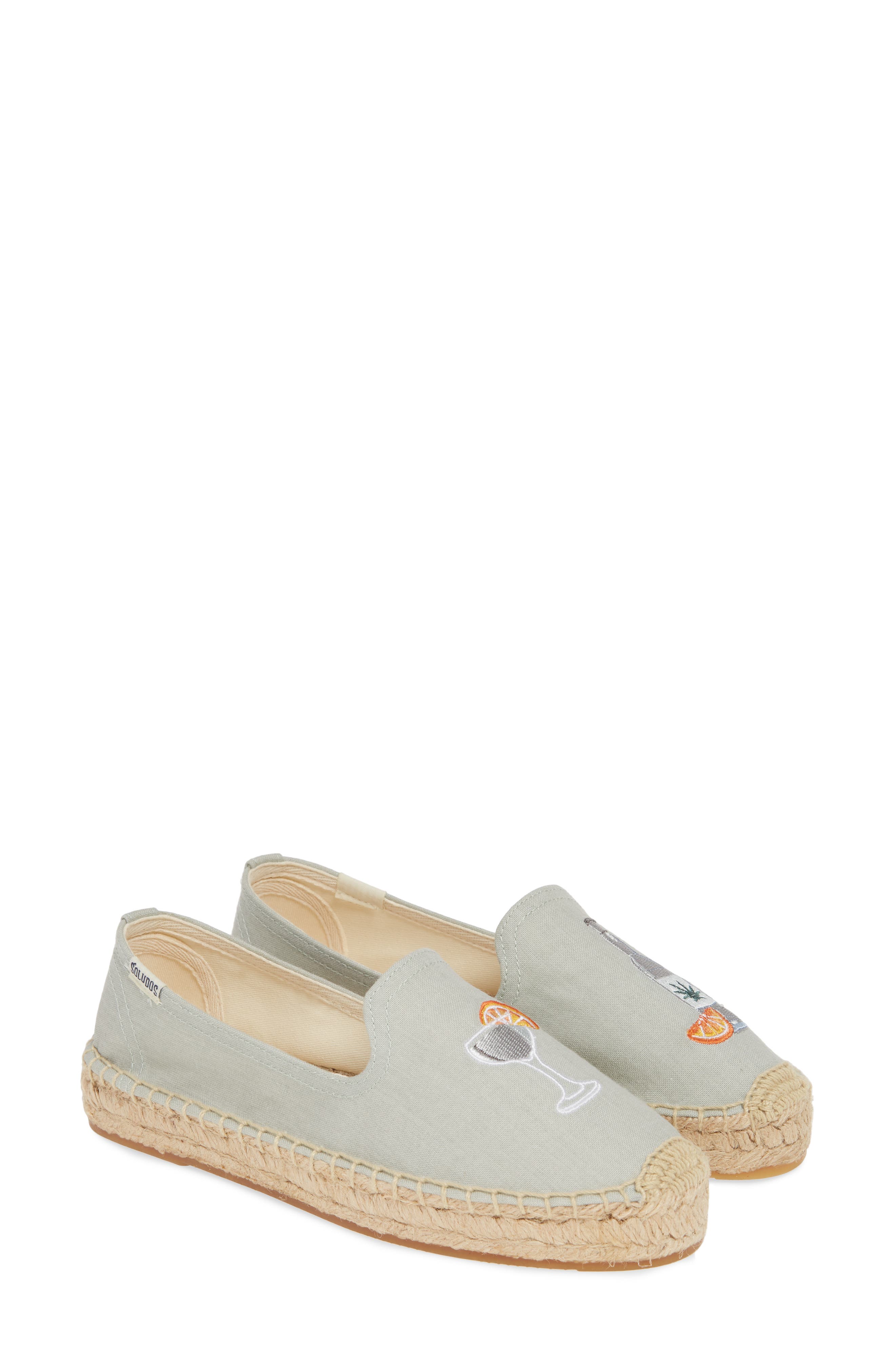 Soludos Agave Embroidered Espadrille, Alternate, color, 