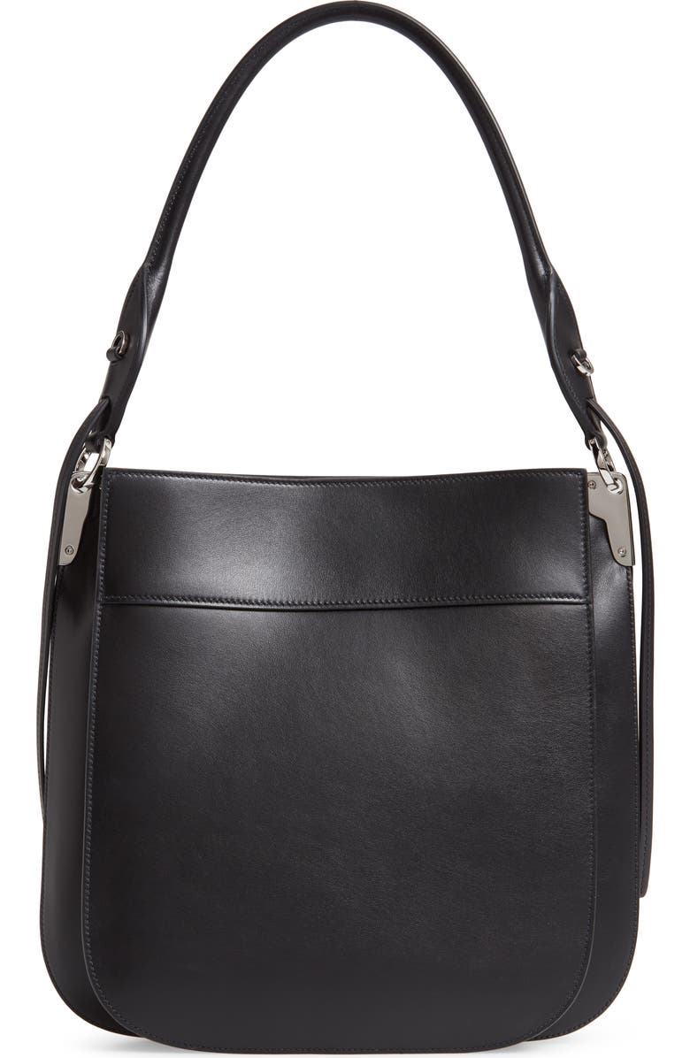 Prada Medium City Calfskin Leather Hobo Bag, Alternate, color,