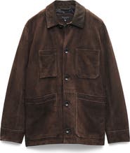 rag & bone Graham Suede Chore Jacket