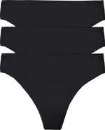 Natori Bliss Bare Cotton Thong 3-Pack